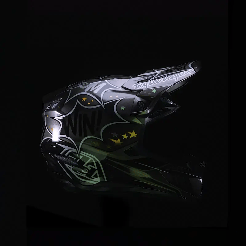 TLD SE5 Carbon Helmet W/MIPS Cosmic Explosion Gray