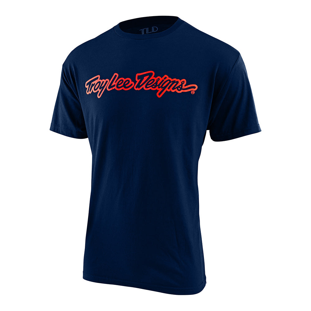 Youth Short Sleeve Tee Signature Navy