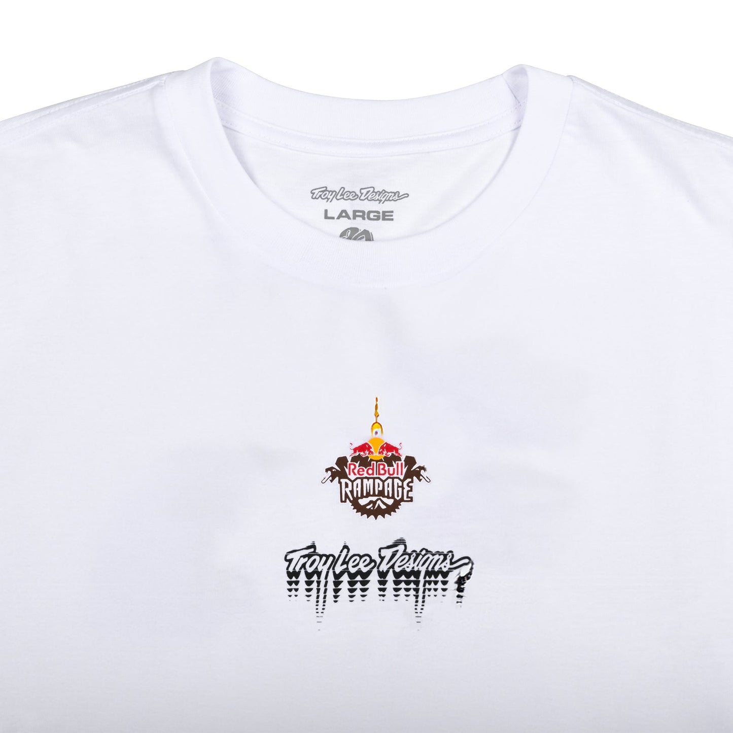 TLD Short Sleeve Tee Troy Lee Designs X Redbull Rampage Mind Melt White