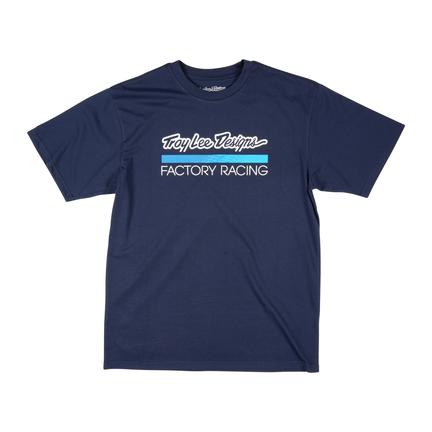 Short Sleeve Tee Troy Lee Designs Factory Racing Navy / Blue
