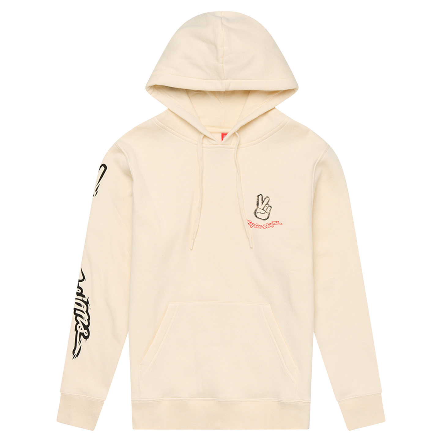 TLD Womens Pullover Peace Out Vintage White