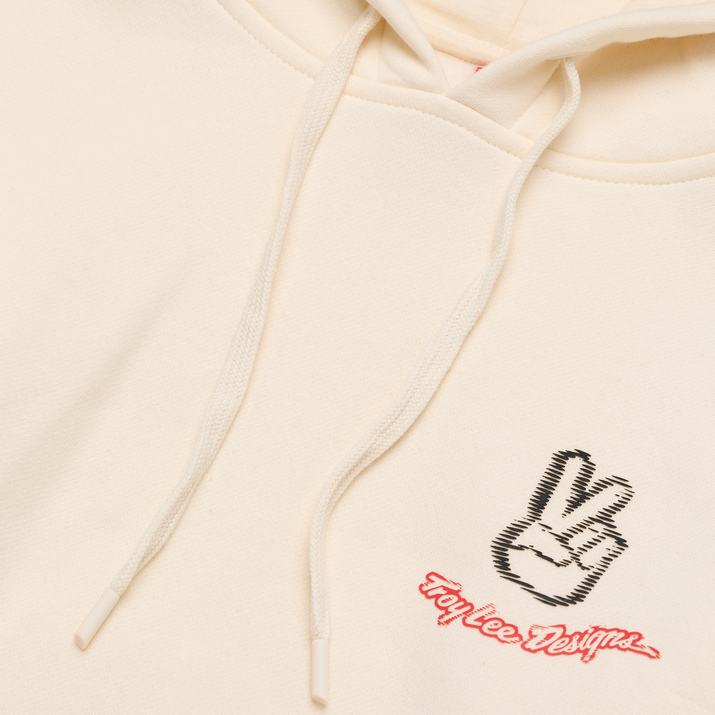 TLD Womens Pullover Peace Out Vintage White