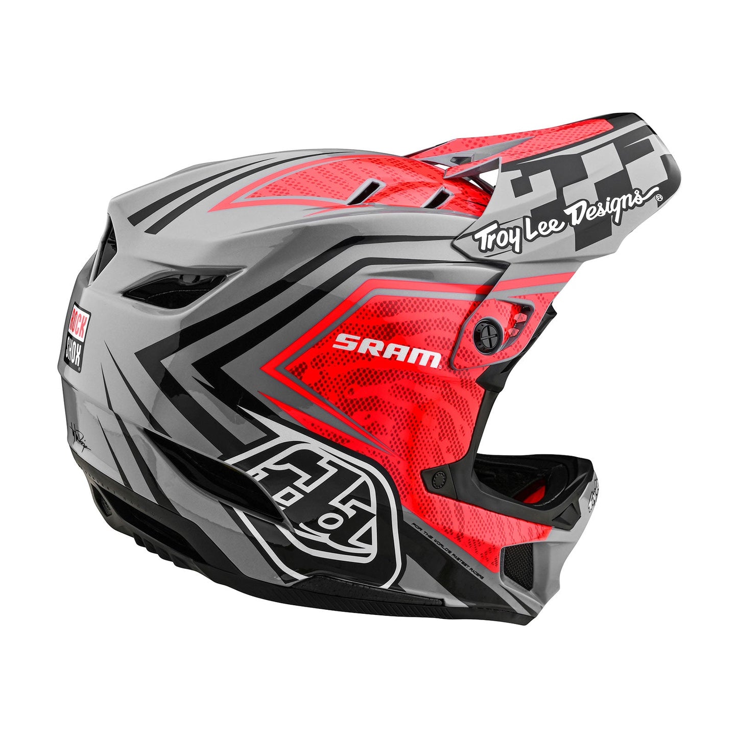 Casque D4 Carbon avec MIPS SRAM Rouge / Noir