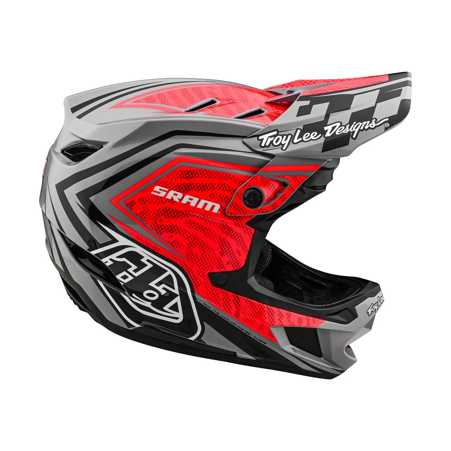 Casque D4 Carbon avec MIPS SRAM Rouge / Noir