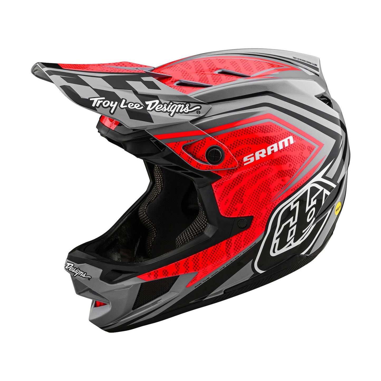 Casque D4 Carbon avec MIPS SRAM Rouge / Noir