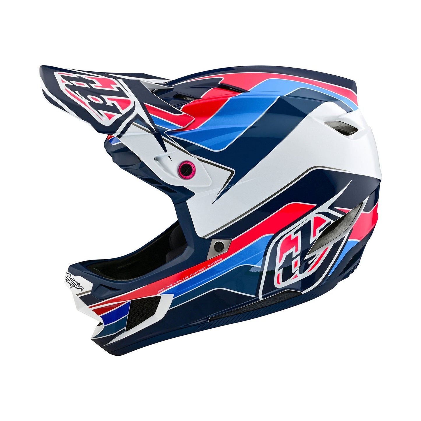 D4 Polyacrylite Helm mit MIPS Block Blau/Weiß