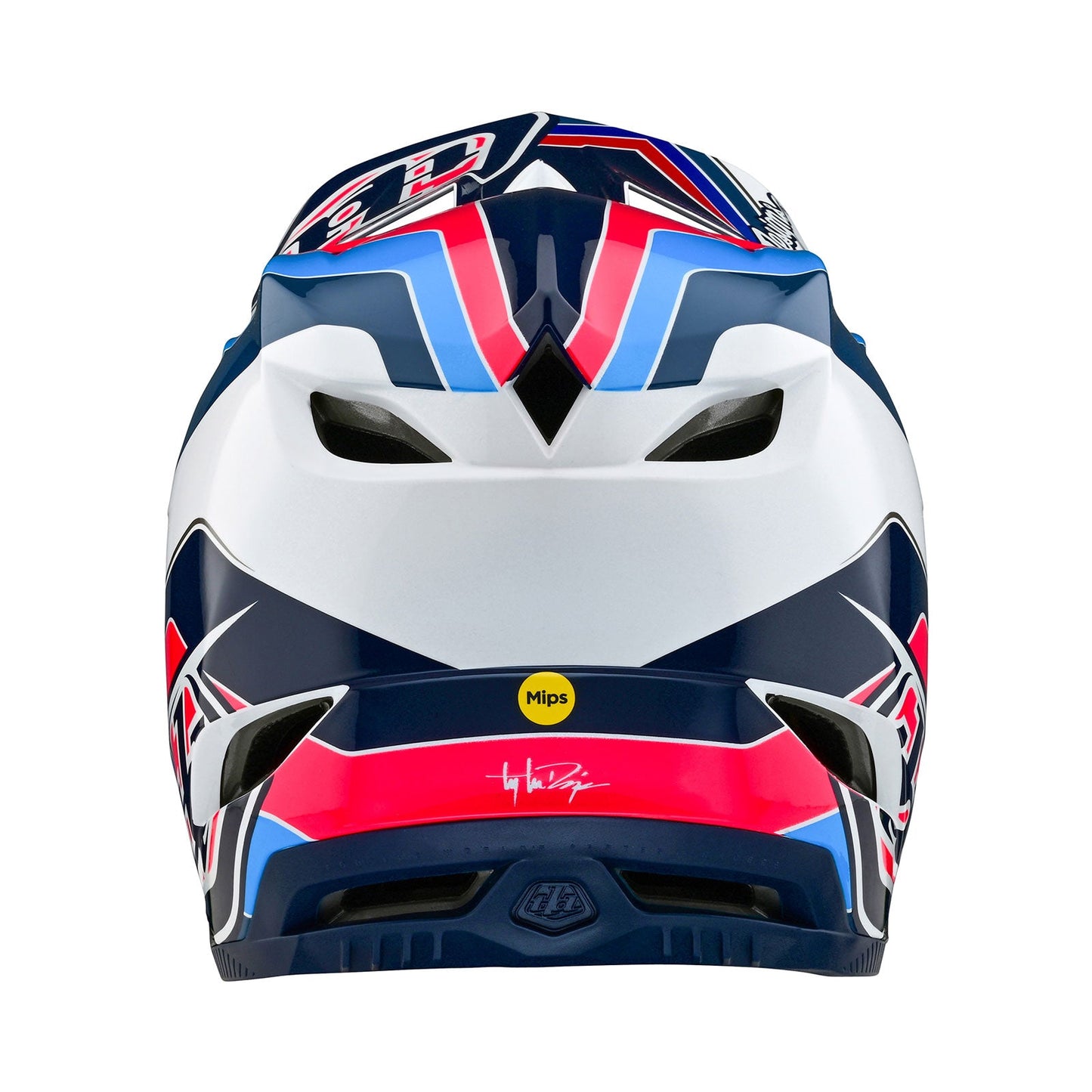 D4 Polyacrylite Helm mit MIPS Block Blau/Weiß