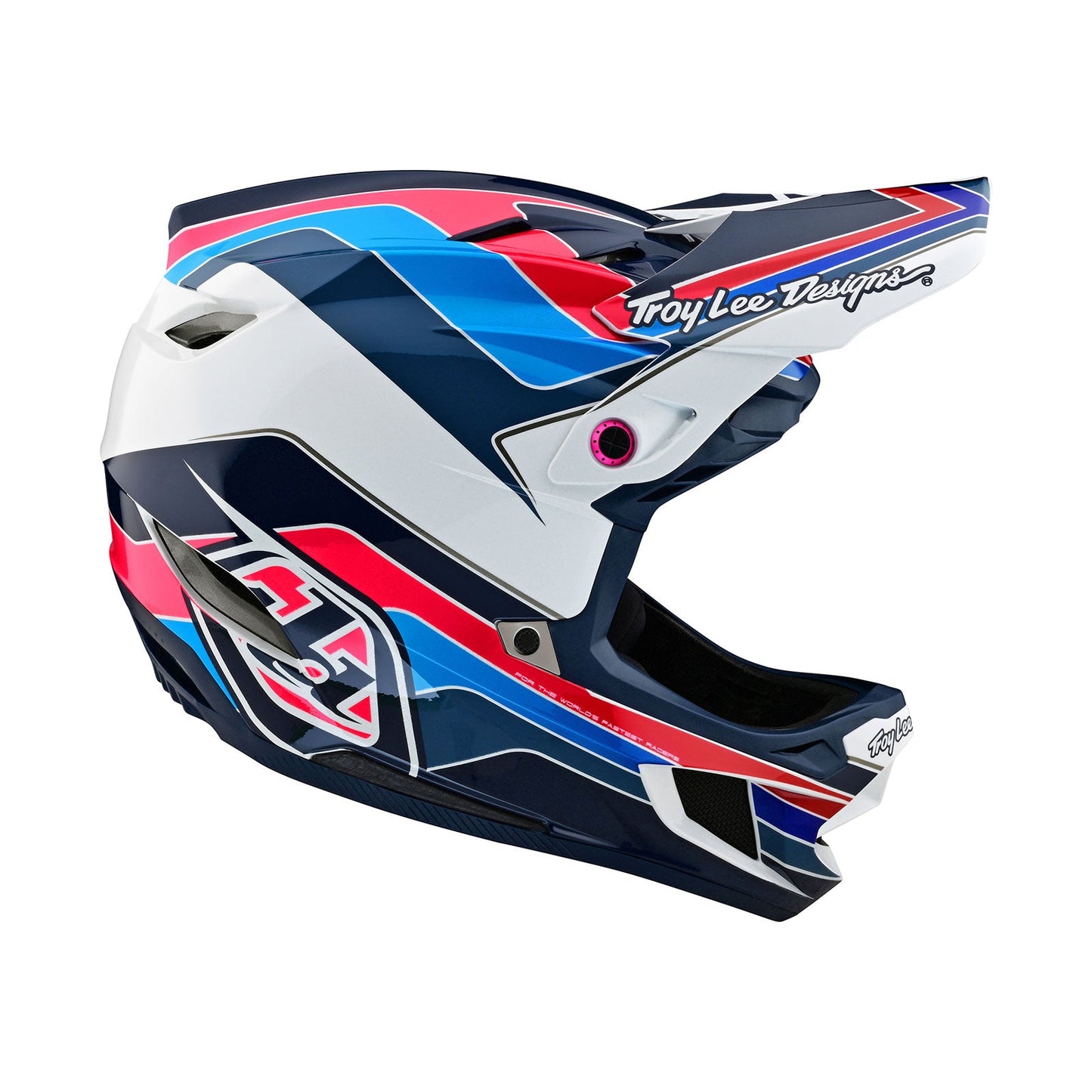 D4 Polyacrylite Helm mit MIPS Block Blau/Weiß