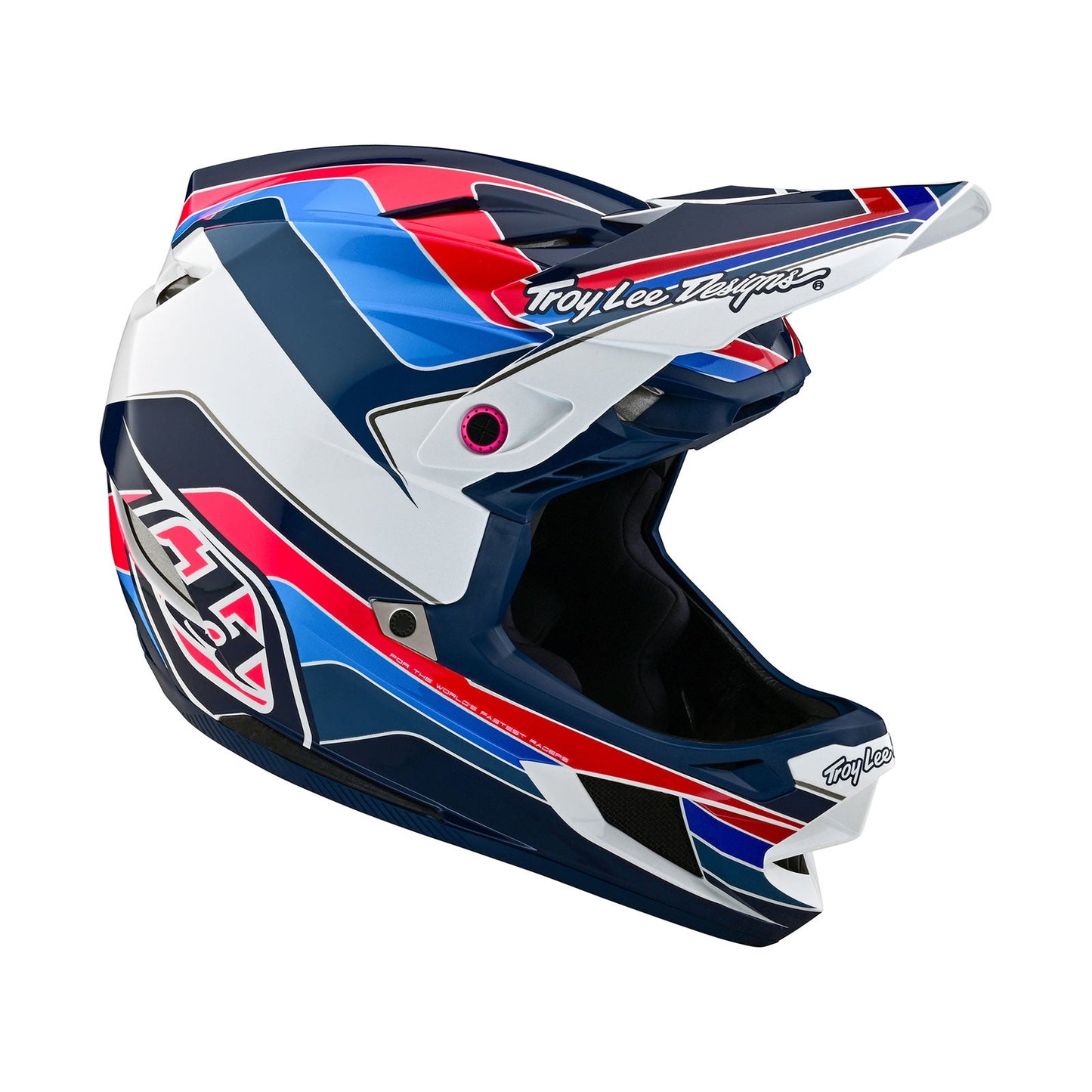 D4 Polyacrylite Helm mit MIPS Block Blau/Weiß