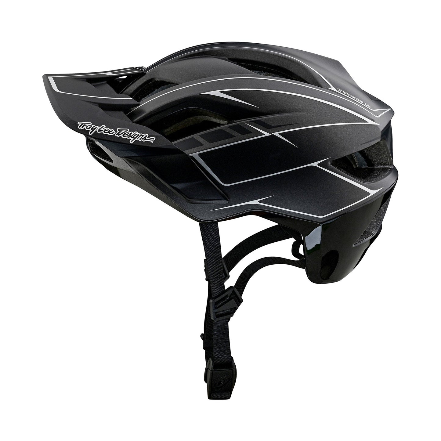 <tc>Flowline</tc> SE Helm mit MIPS Nadelstreifen Charcoal/Schwarz