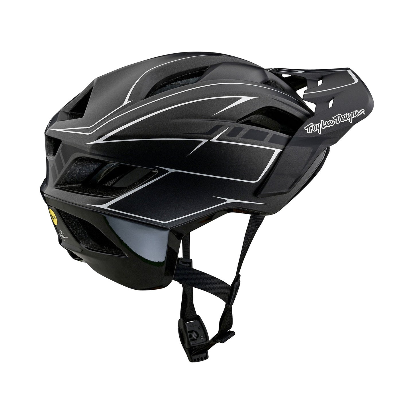 <tc>Flowline</tc> SE Helm mit MIPS Nadelstreifen Charcoal/Schwarz