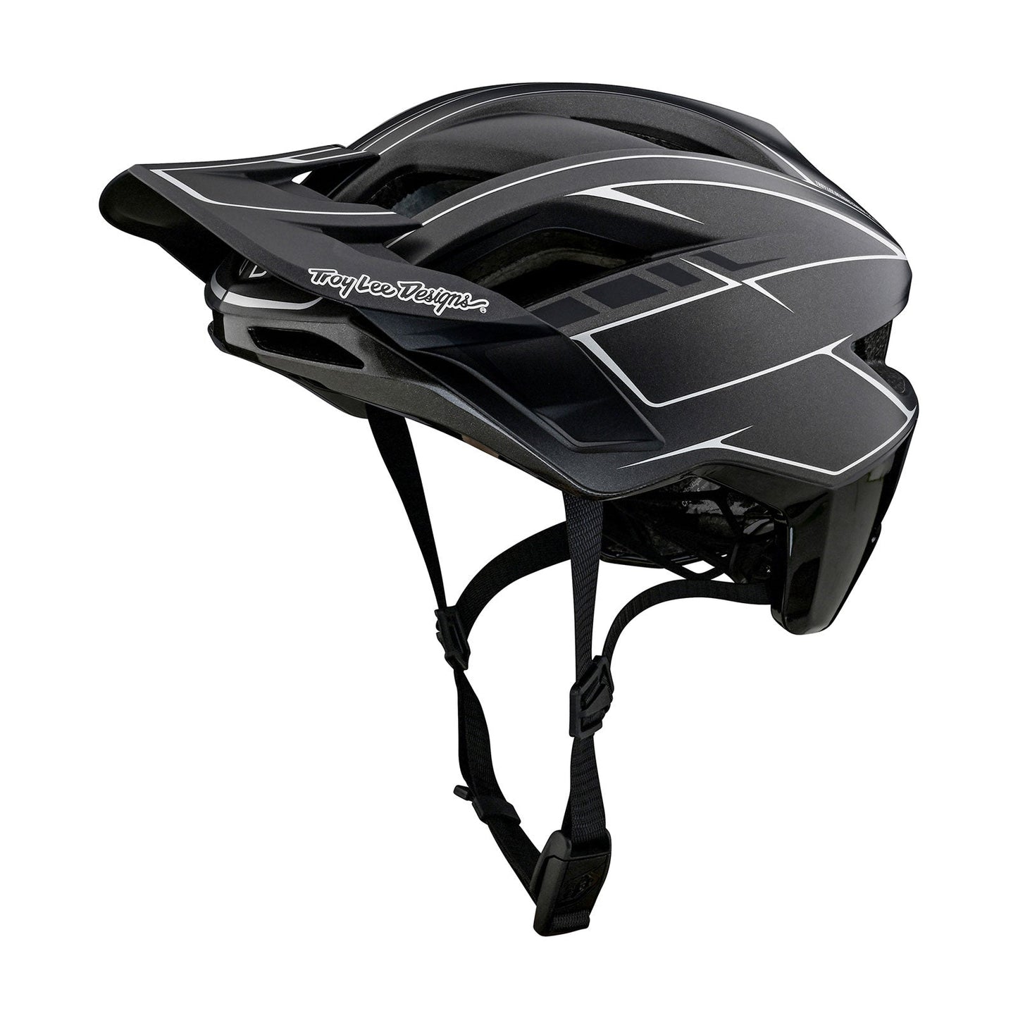 <tc>Flowline</tc> SE Helm mit MIPS Nadelstreifen Charcoal/Schwarz
