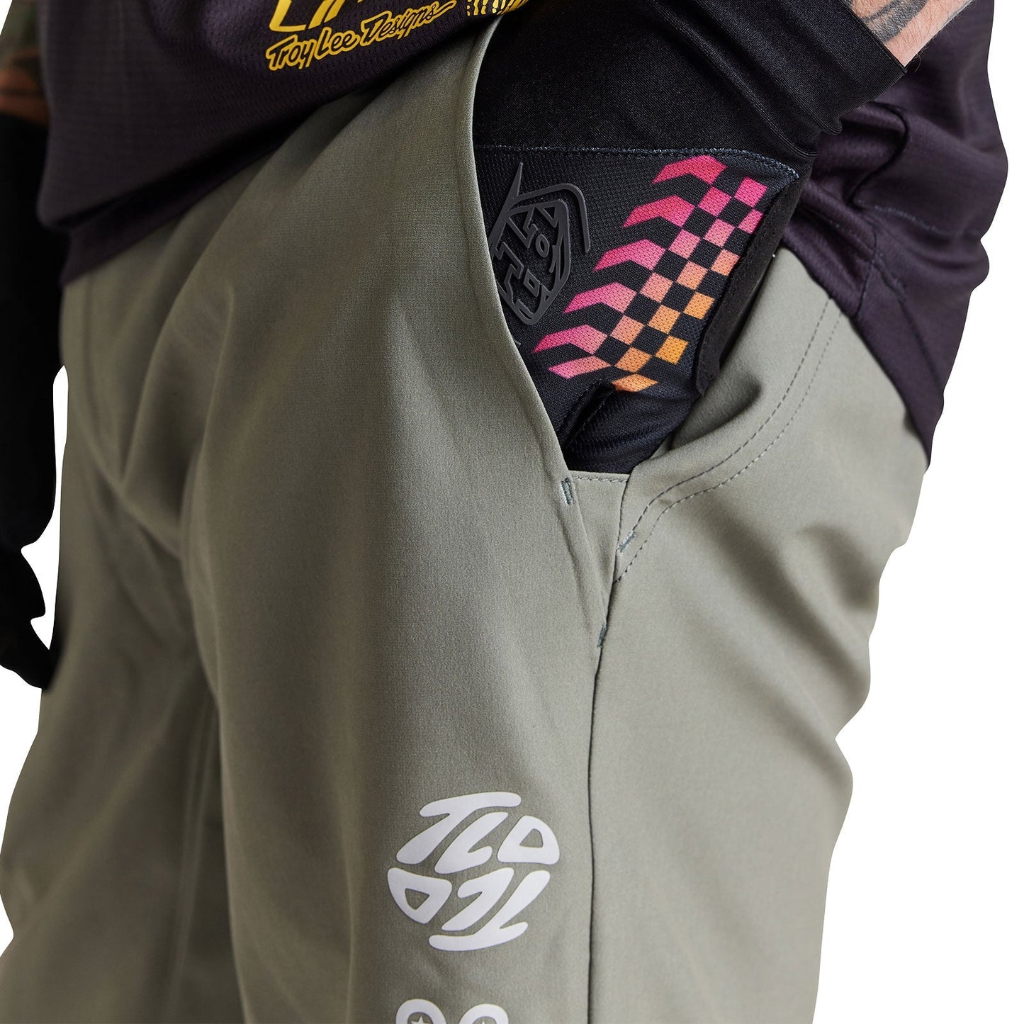 Troy Lee Flowline Superlyte Short Mono Olive