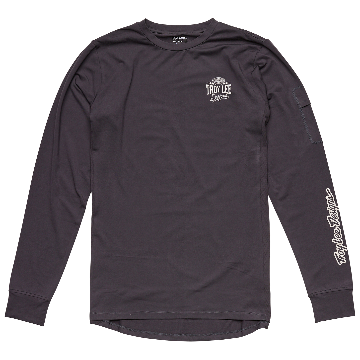 Troy Lee Ruckus Long Sleeve Ride Tee Bolts Carbon