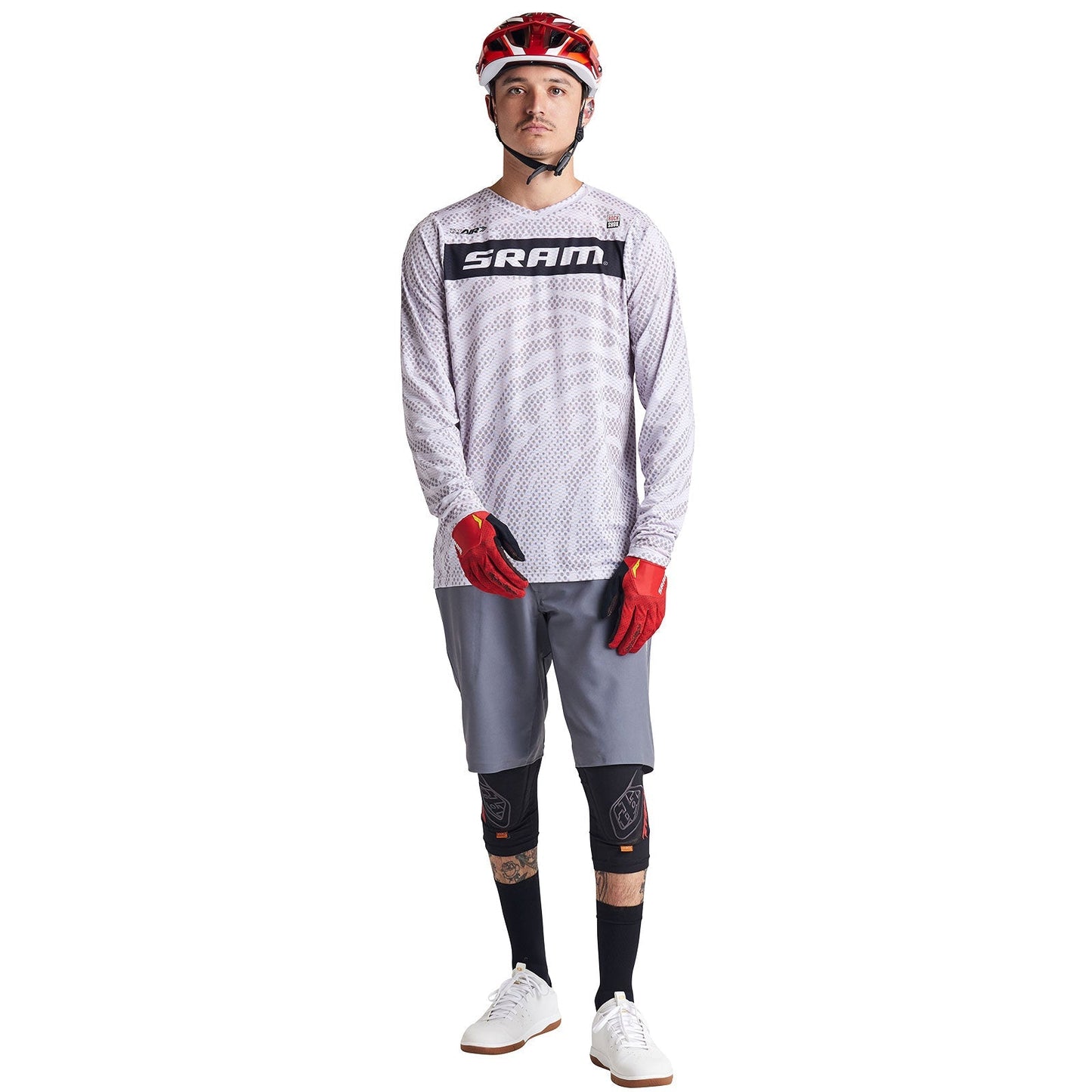Troy Lee Skyline Air LS Jersey SRAM Roots Cement