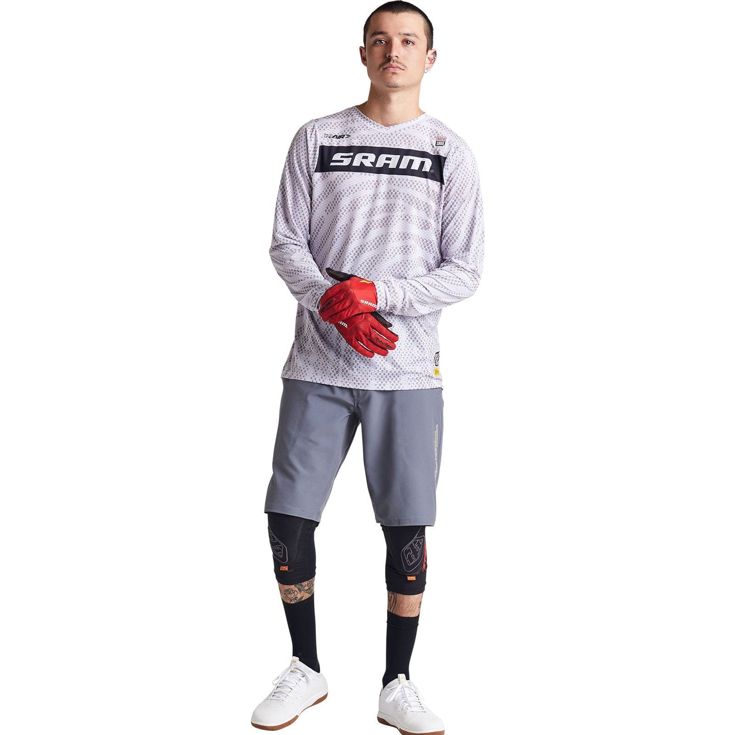 Troy Lee Skyline Air LS Jersey SRAM Roots Cement