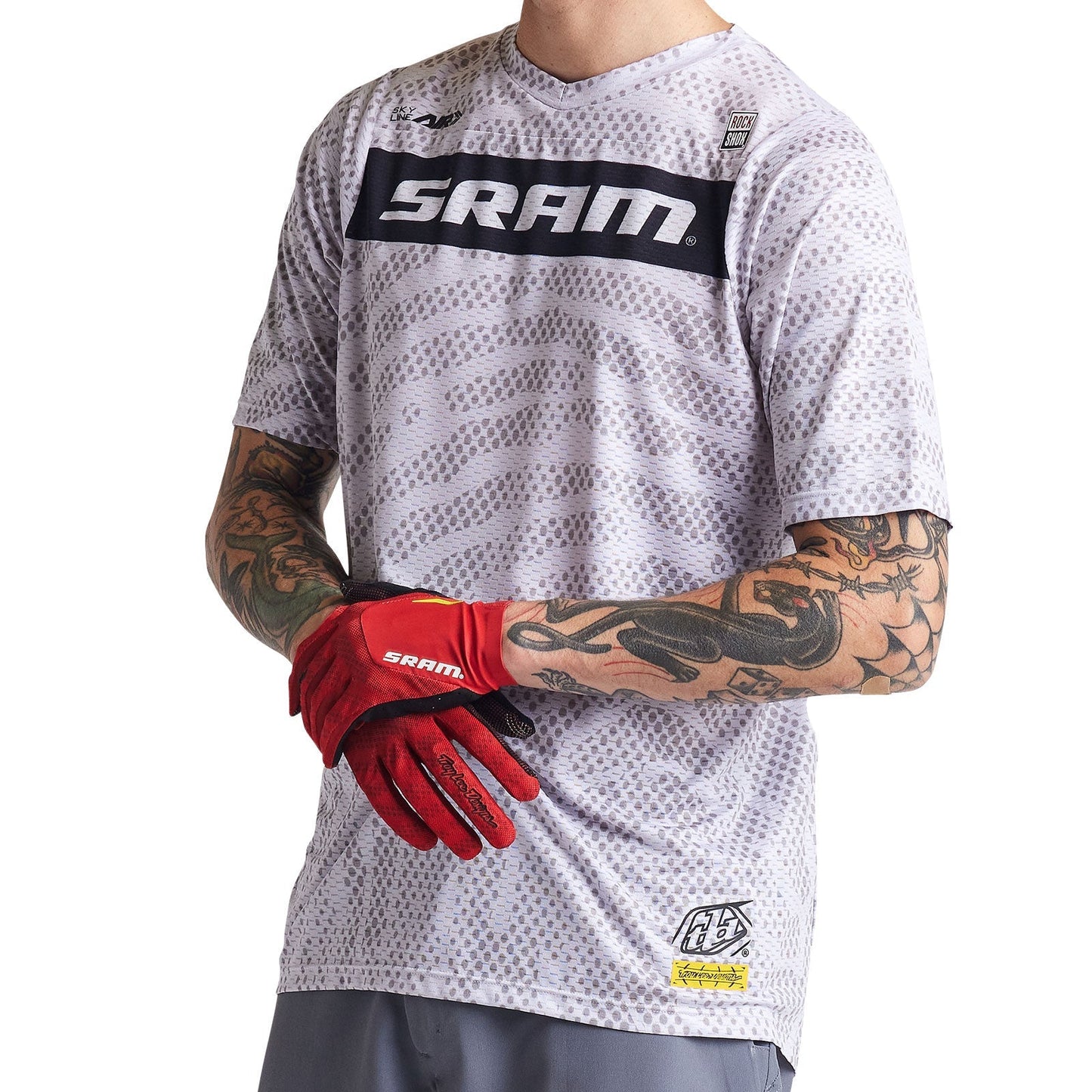 Troy Lee Skyline Air SS Jersey SRAM Roots Cement
