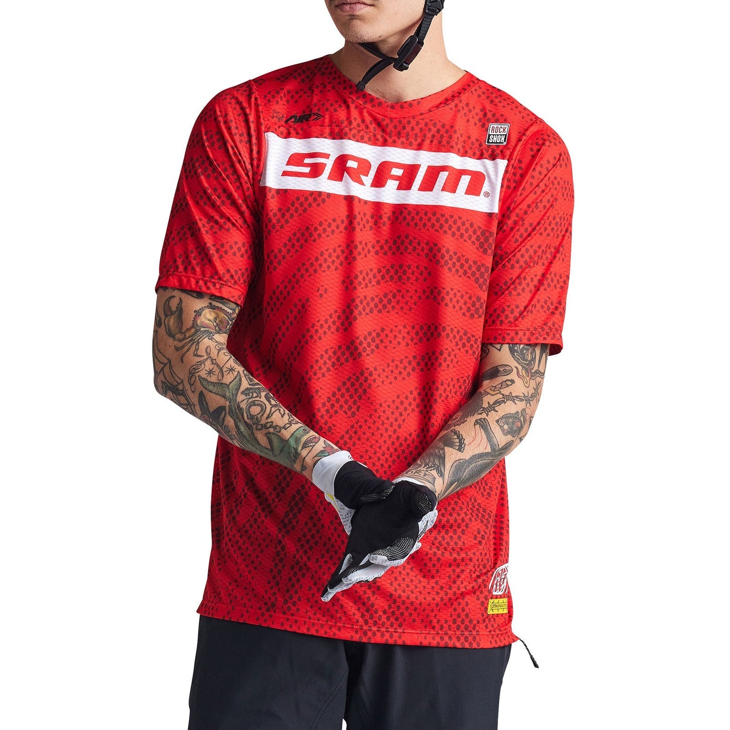 Troy Lee Skyline Air SS Jersey SRAM Roots Fiery Red