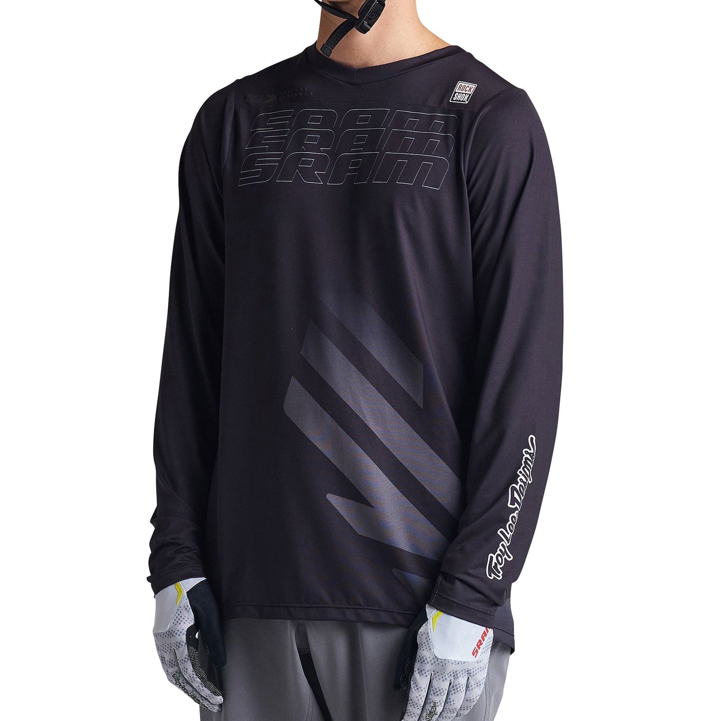 Troy Lee Skyline LS Jersey SRAM Eagle One Black