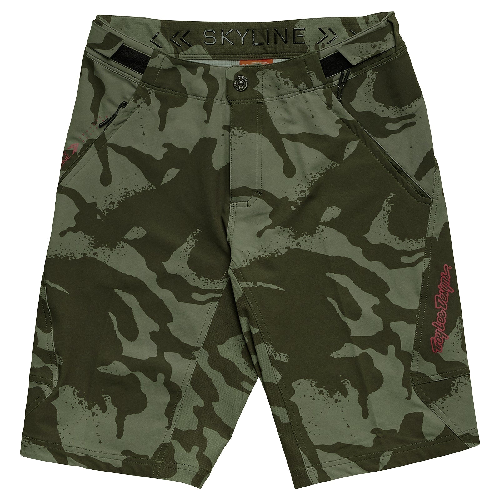 Skyline Short Shell Shadow Camo Olive – Troy Lee Designs EU