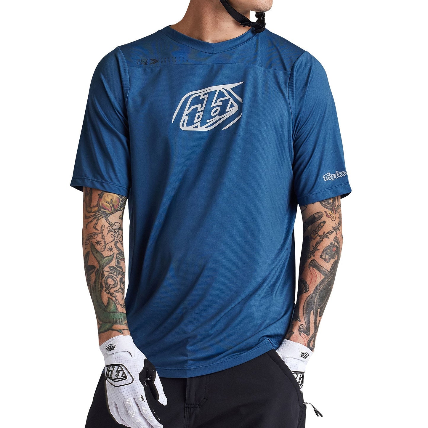 Troy Lee Skyline SS Jersey Iconic Indigo