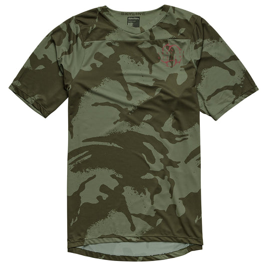 Troy Lee Skyline SS Jersey Shadow Camo Olive