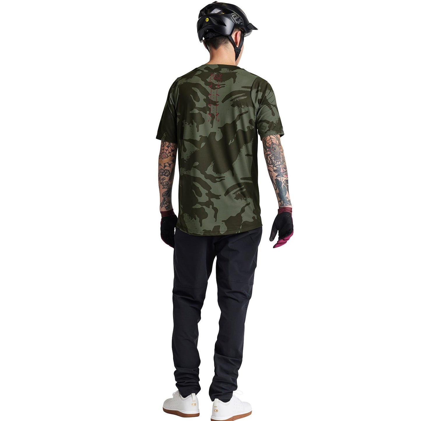 Troy Lee Skyline SS Jersey Shadow Camo Olive