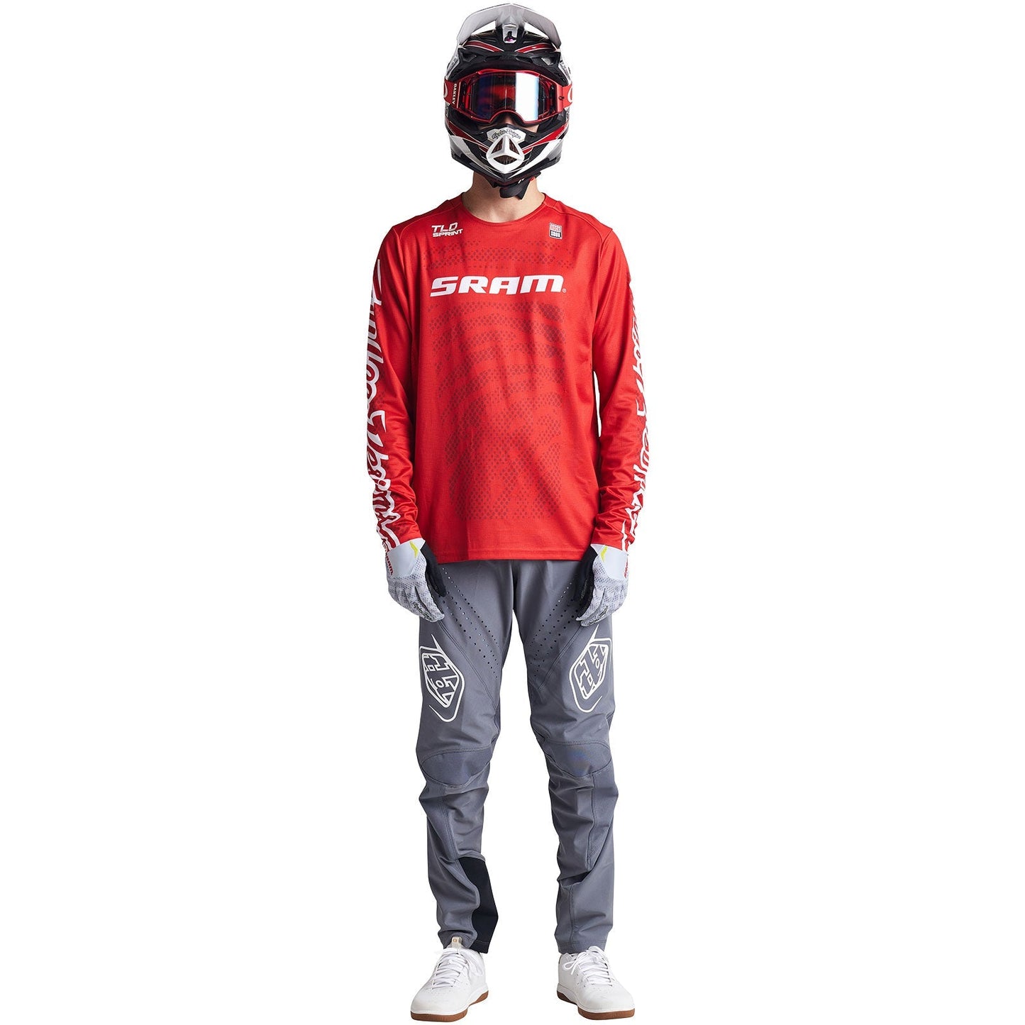 Troy Lee Sprint Jersey SRAM Shifted Fiery Red