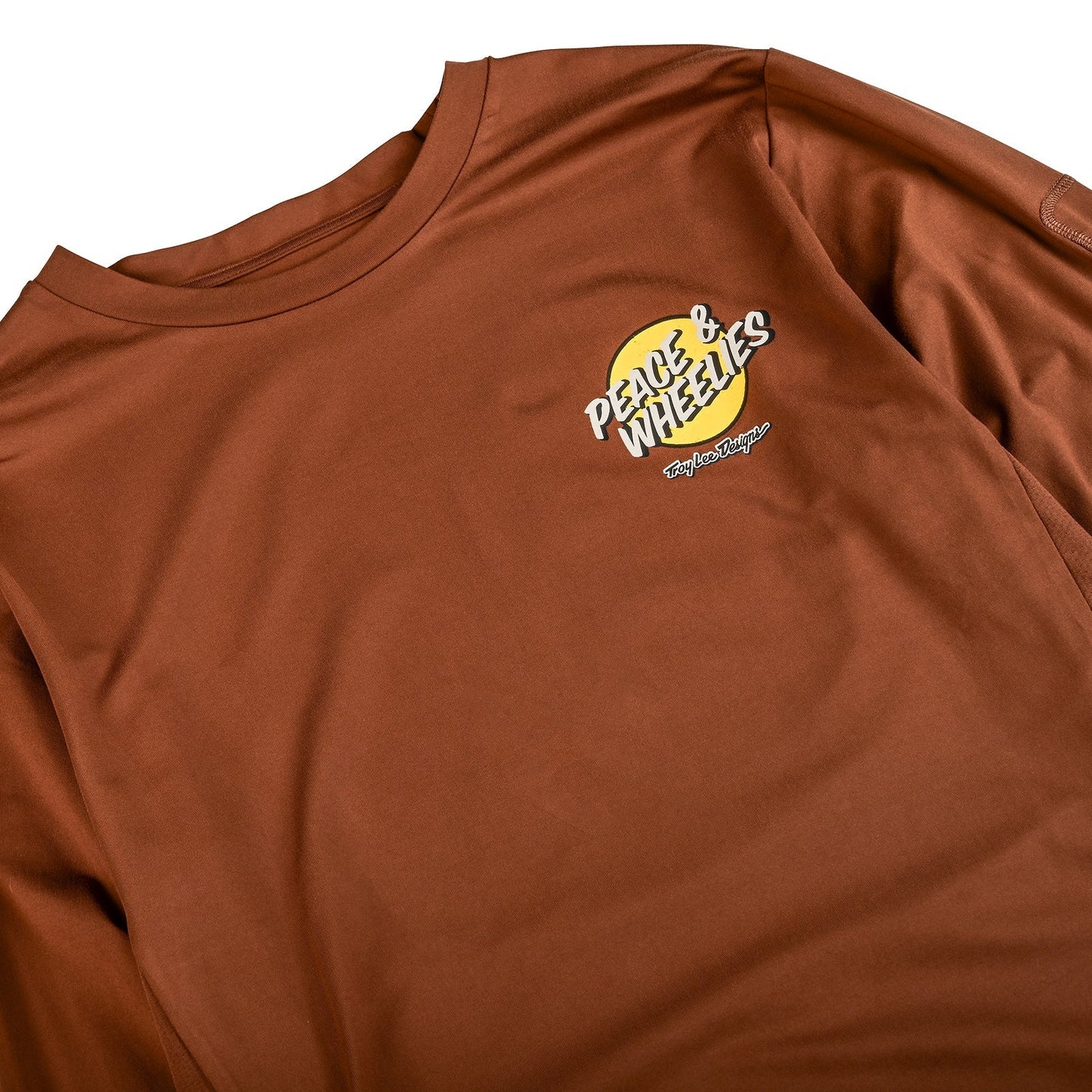 TLD Ruckus Long Sleeve Ride Tee Wheelies Chocolate