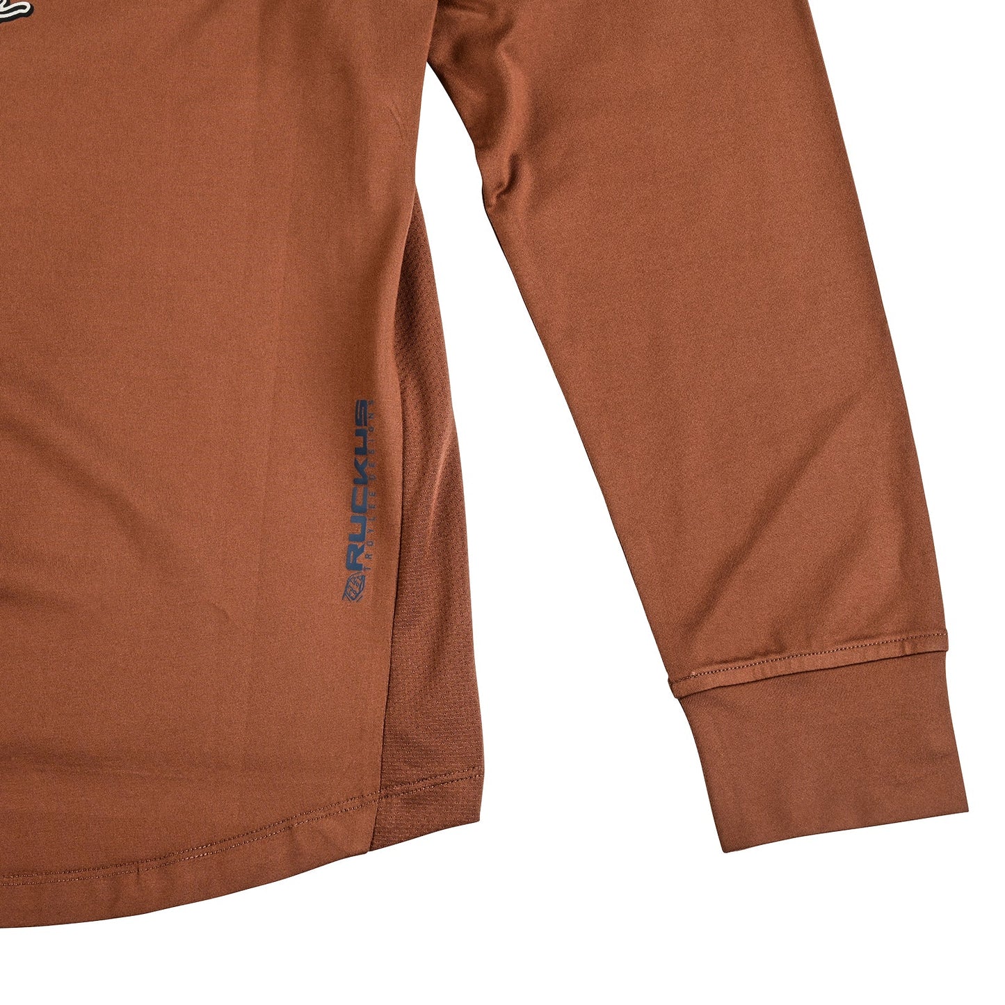TLD Ruckus Long Sleeve Ride Tee Wheelies Chocolate