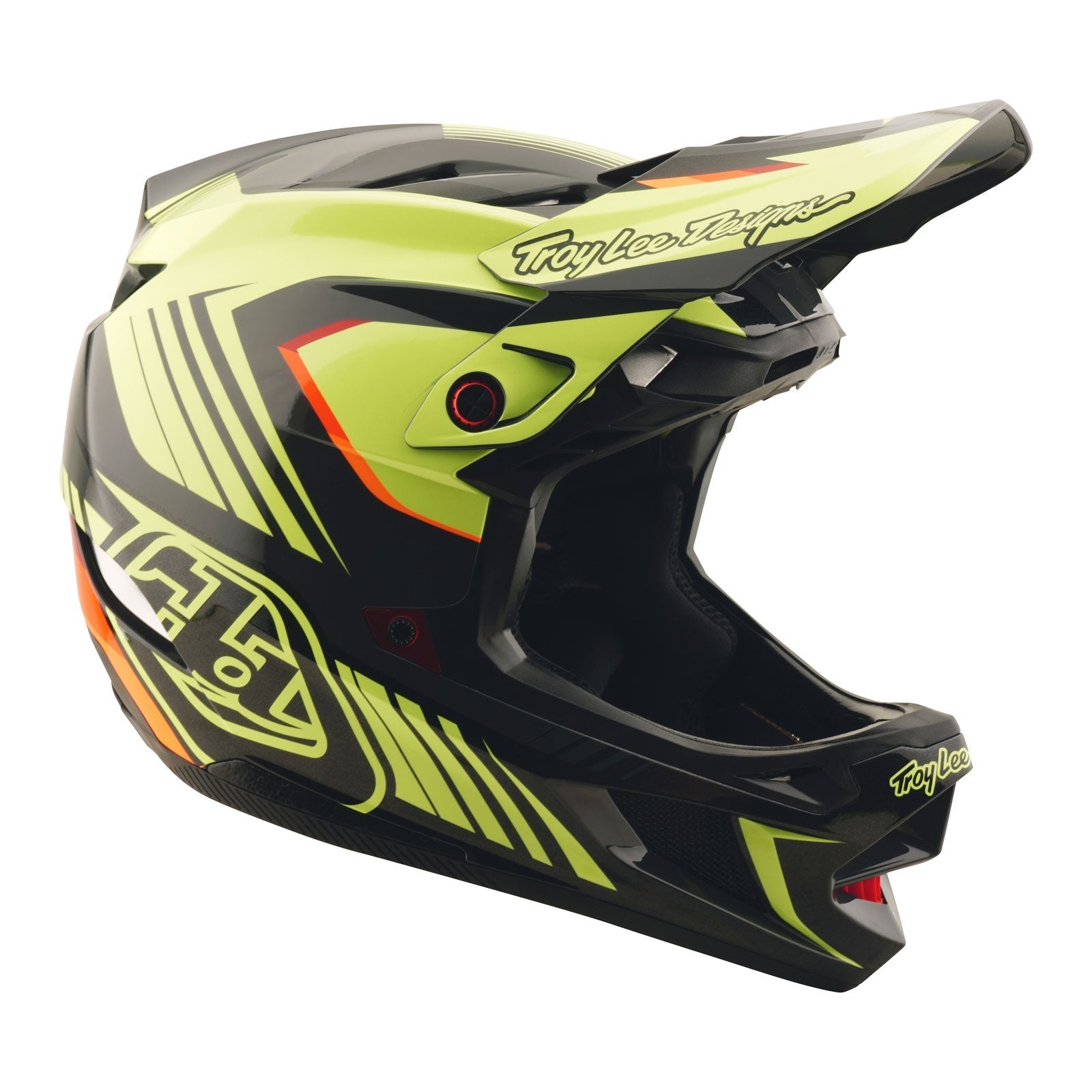 TLD D4 Polyacrylite Helmet Qualifer Black / Yellow
