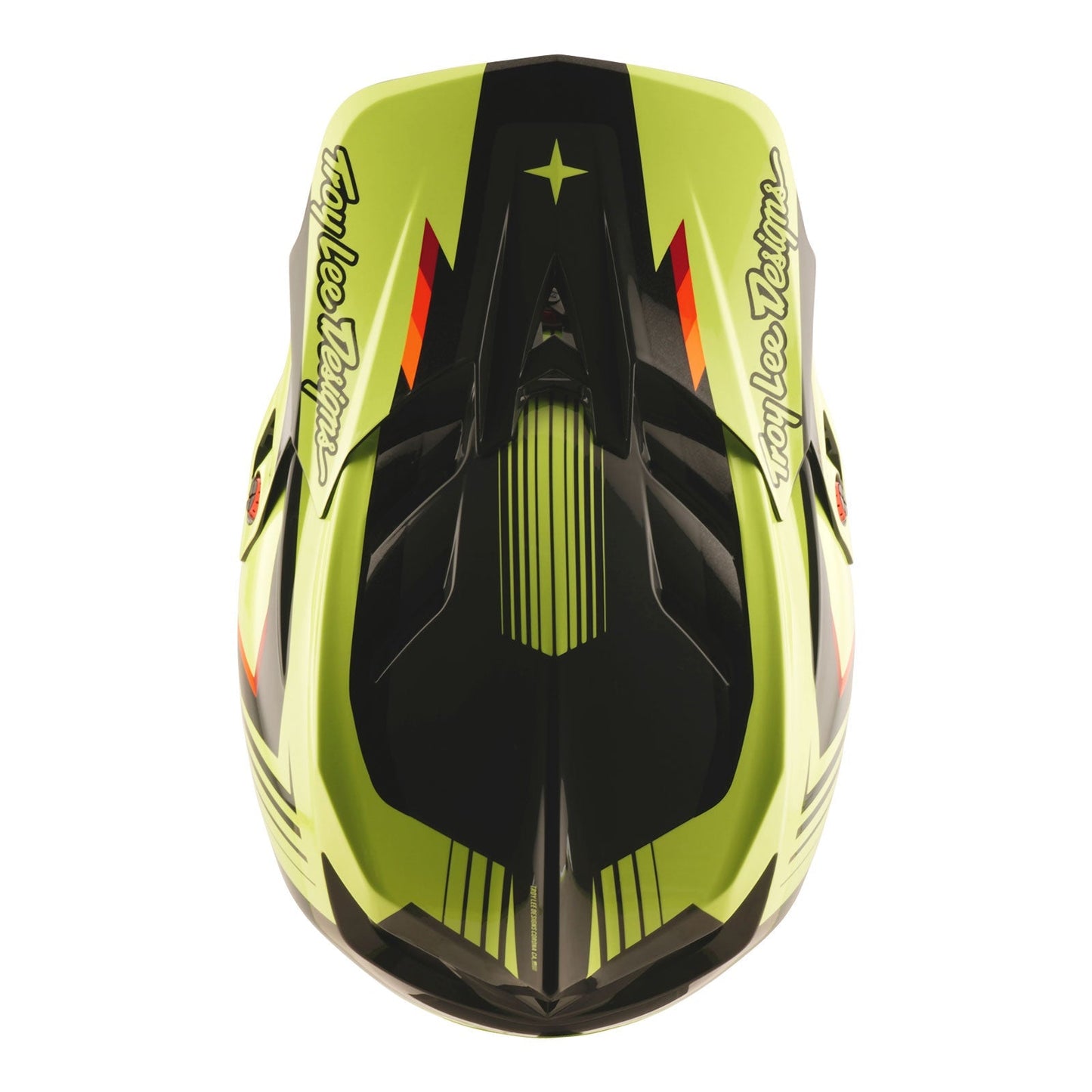 TLD D4 Polyacrylite Helmet Qualifer Black / Yellow