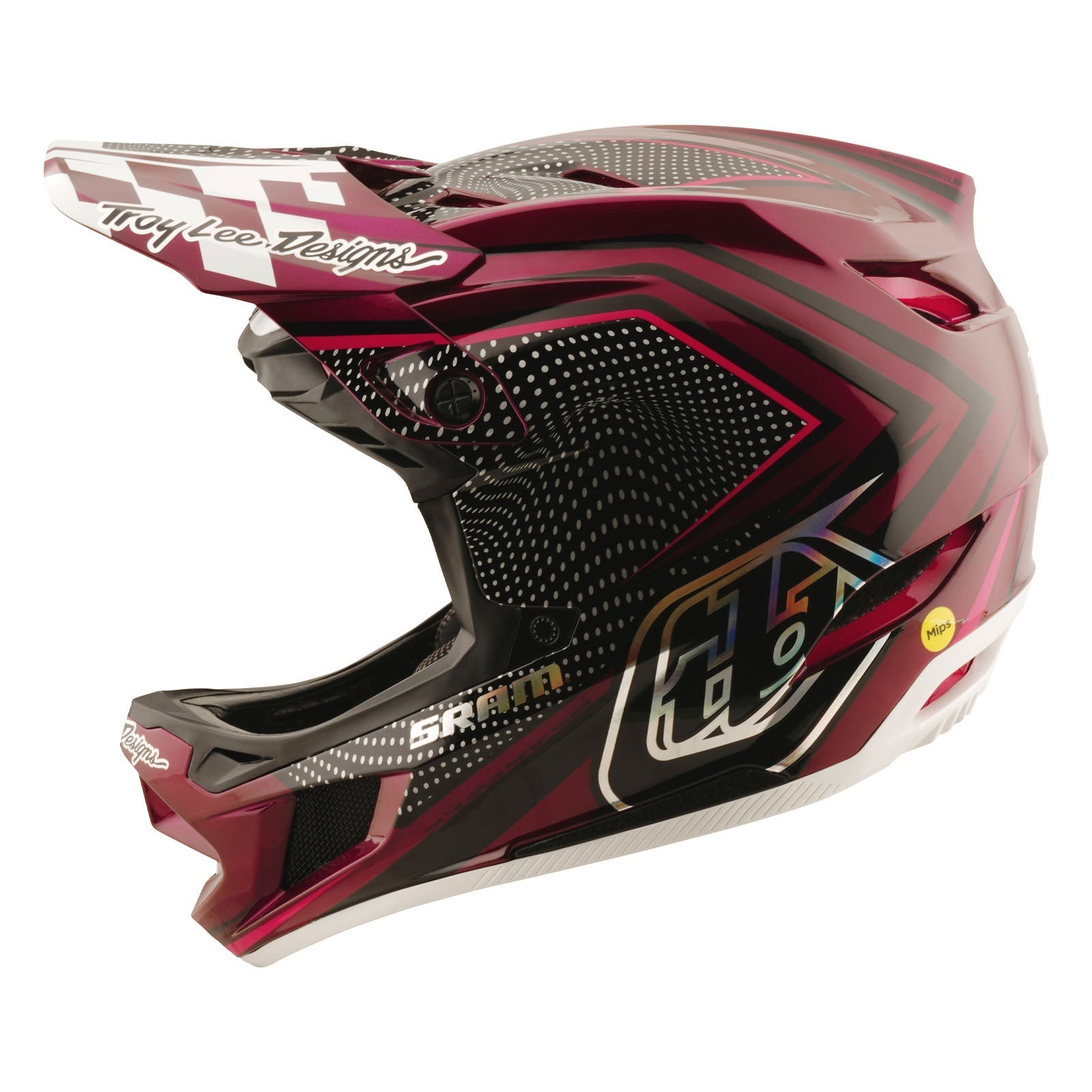 troy lee fullface helm D4 Carbon Helmet W/MIPS Troy Lee Designs X SRAM Radioscape Black / Ber – Troy Lee Designs EU