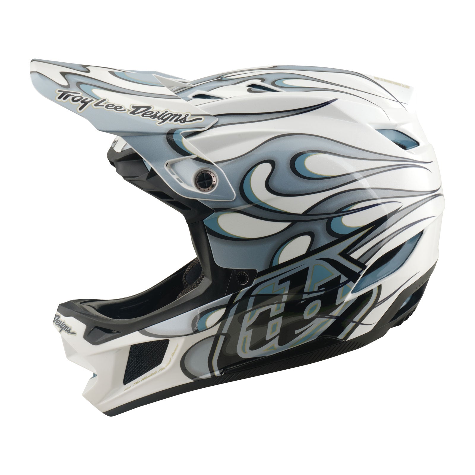 D4 Composite Helmet Torched White / Silver – Troy Lee Designs EU