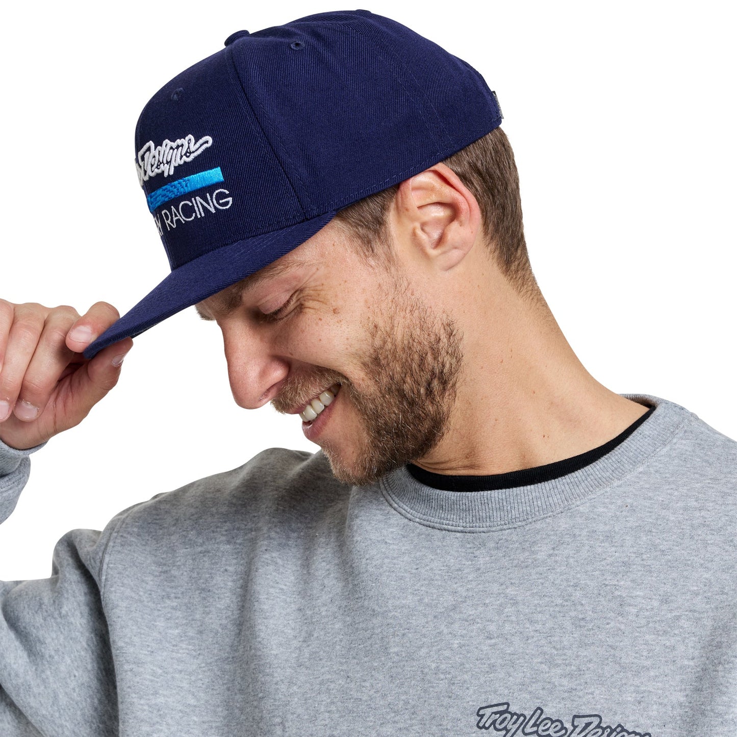 Crewneck Troy Lee Designs Factory Racing Gray Heather