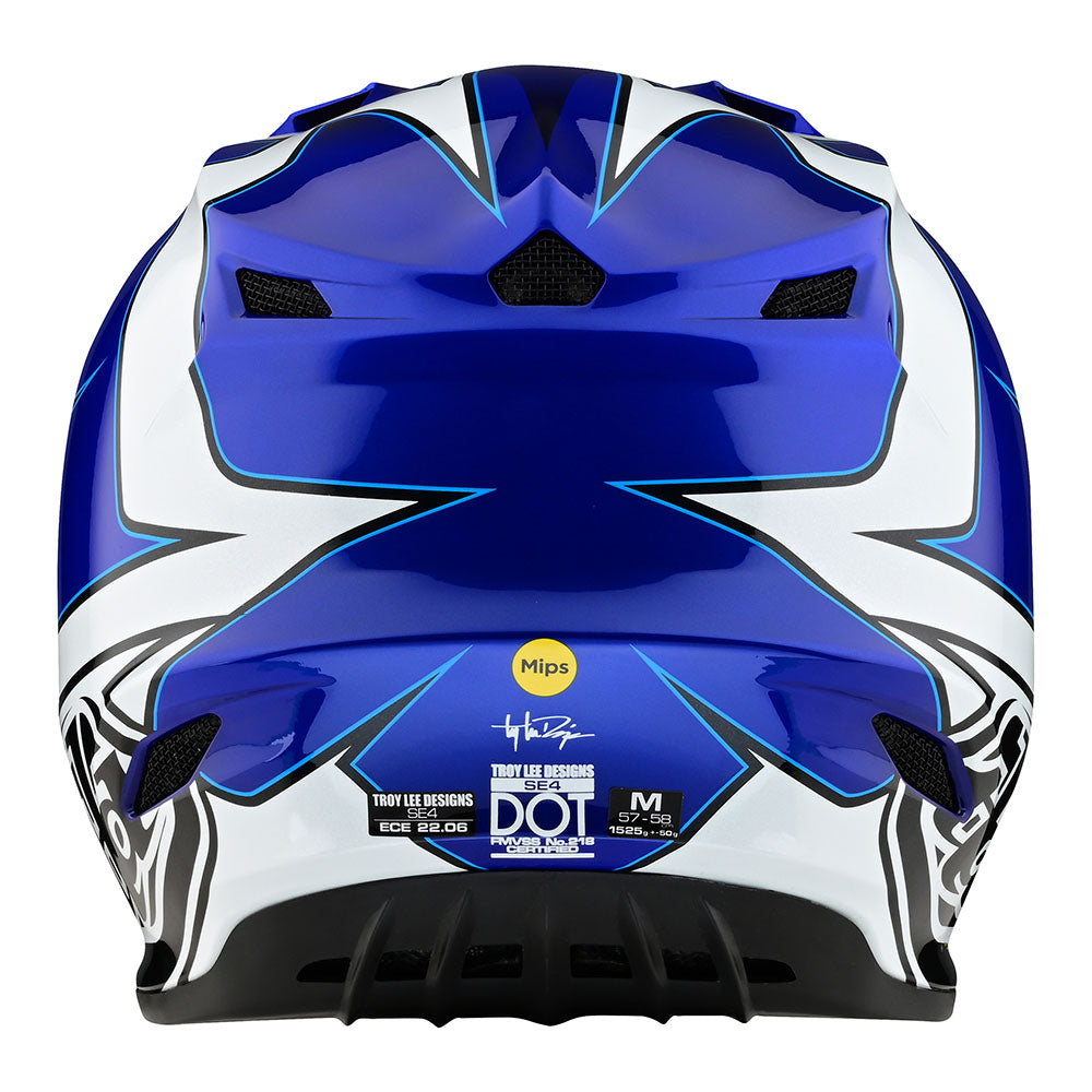 SE4 Polyacrylite Helmet W/MIPS Matrix Blue
