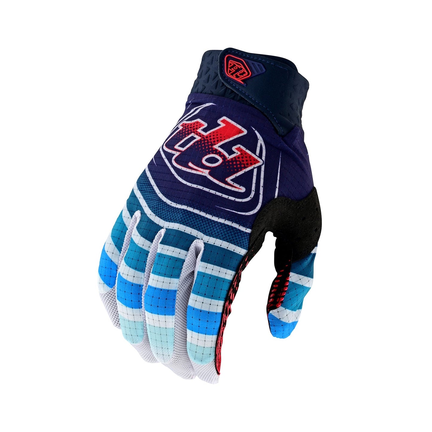 Kinder Air Glove Waves Marine/Rot
