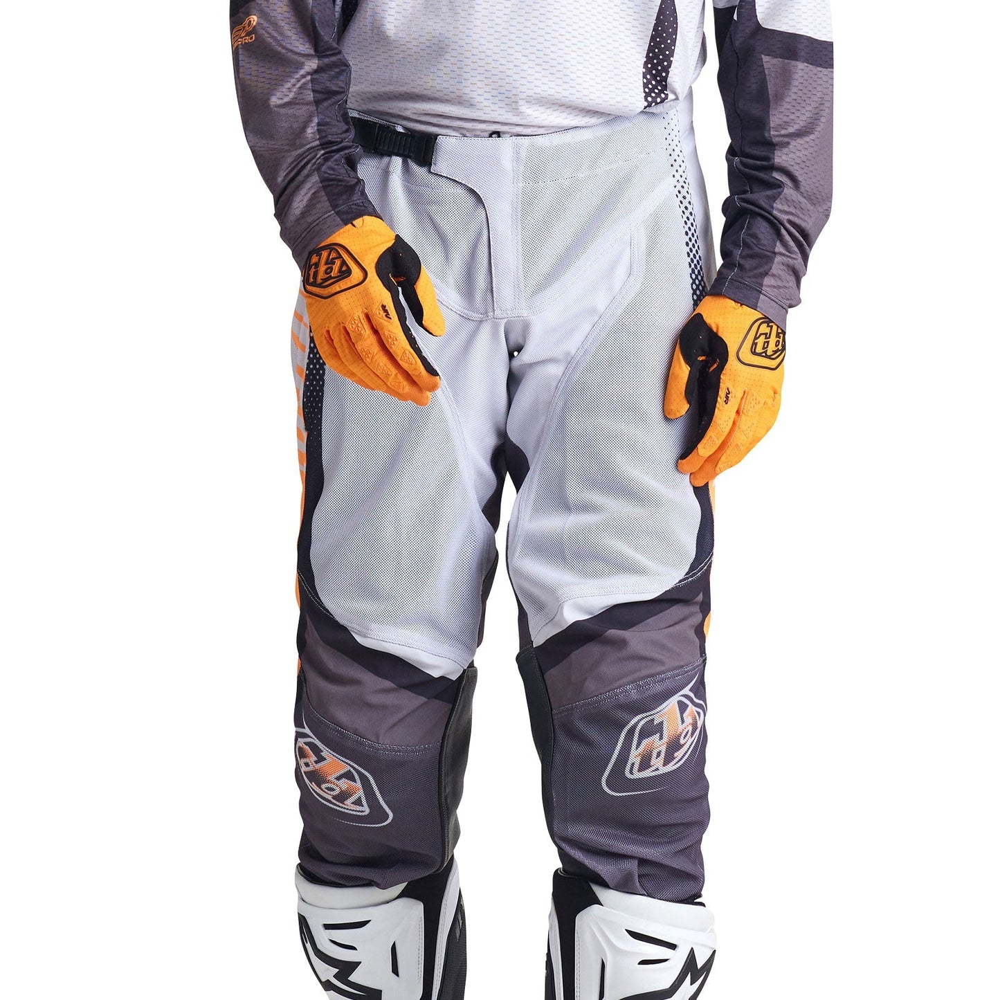 GP Pro Air Hosenbänder Grau/Neo Orange