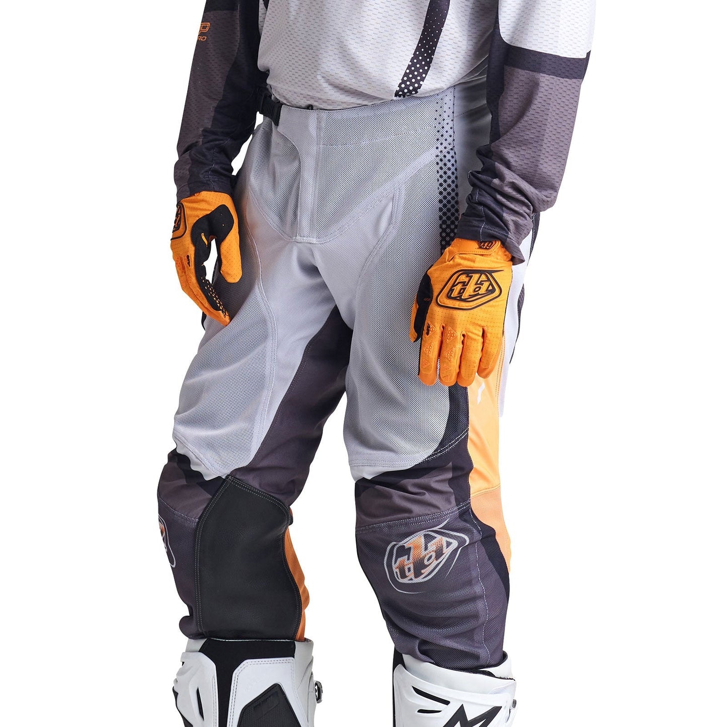 GP Pro Air Hosenbänder Grau/Neo Orange
