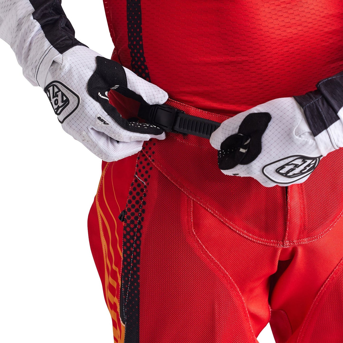 GP Pro Air Hosenbänder Rot/Weiß