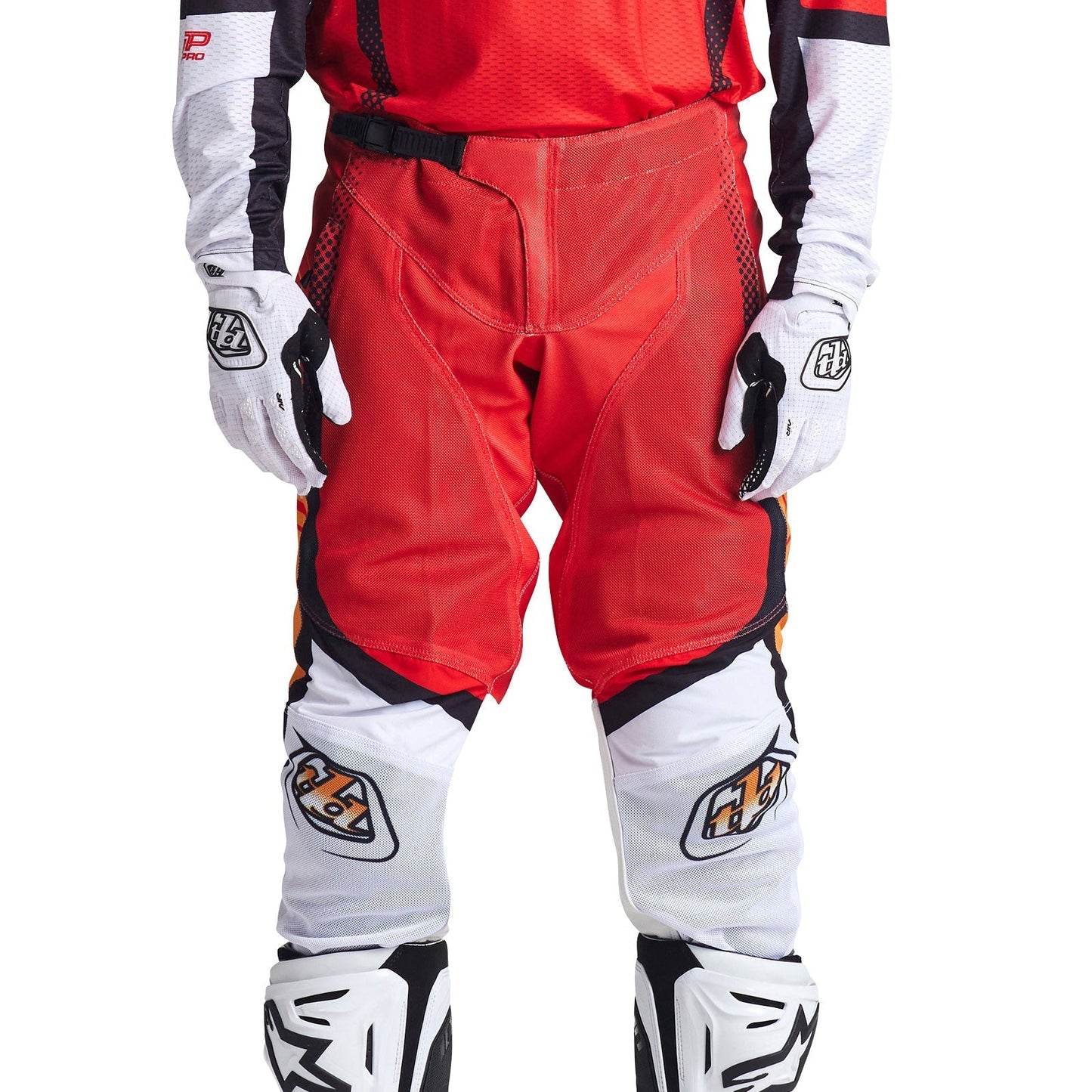 GP Pro Air Hosenbänder Rot/Weiß