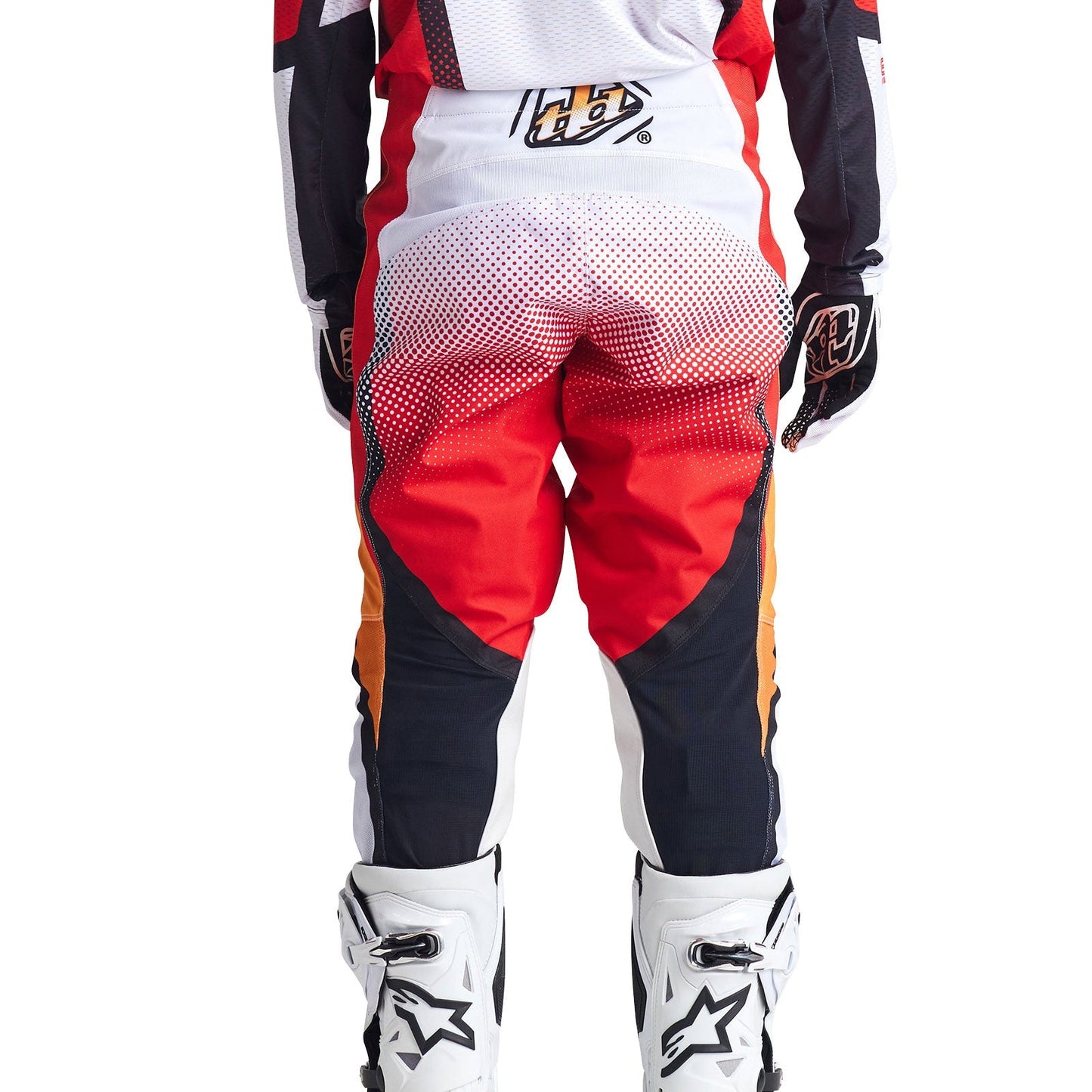 GP Pro Air Hosenbänder Rot/Weiß