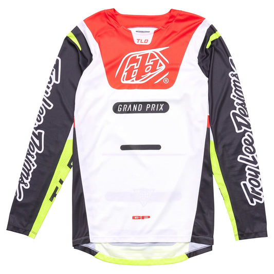 GP Pro Trikot-Mischungen Weiß/Glo Rot