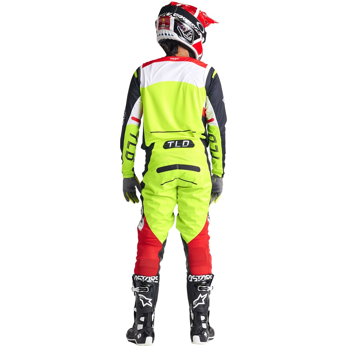 GP Pro Jersey Blends White / Glo Red