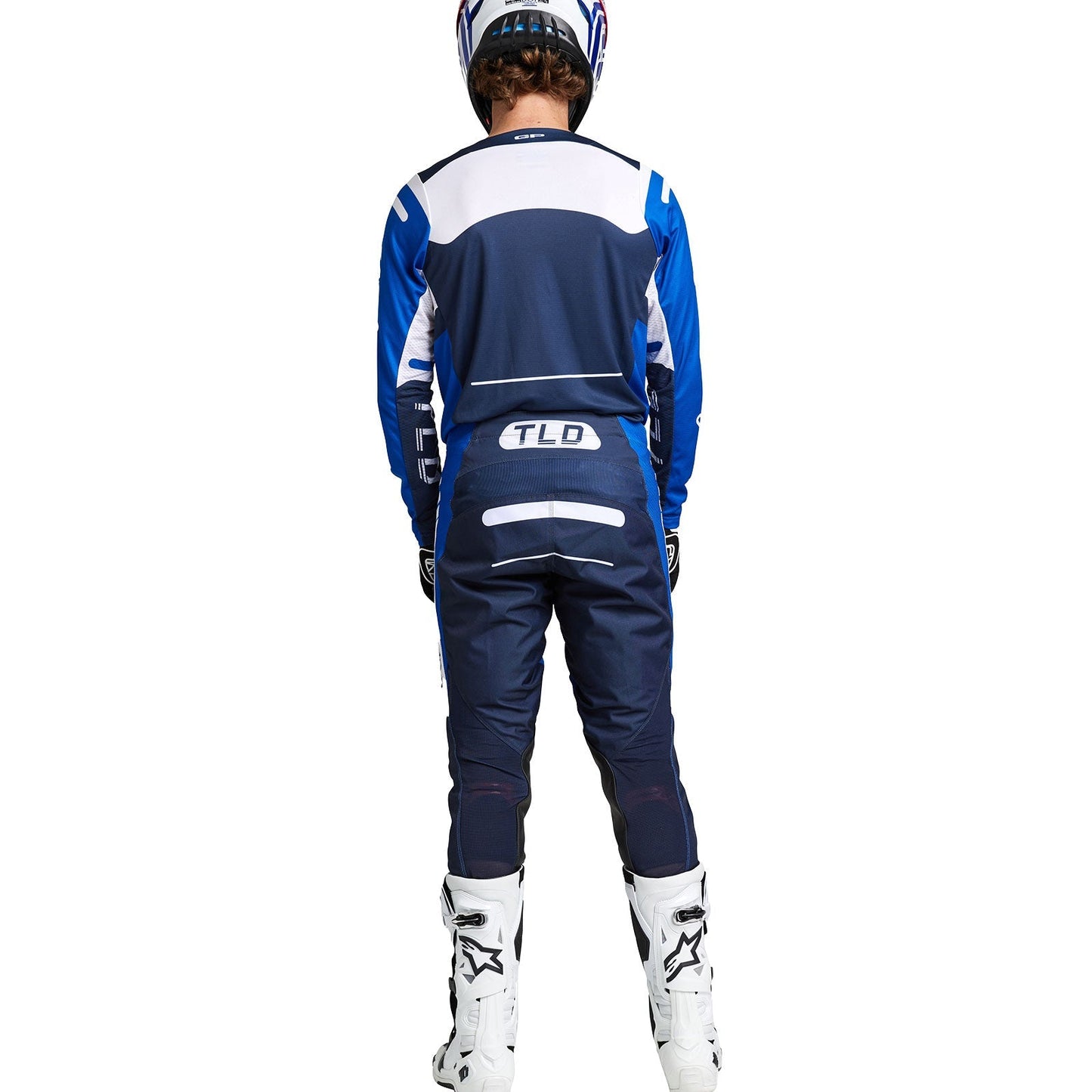 GP Pro Jersey Blends White / Blue