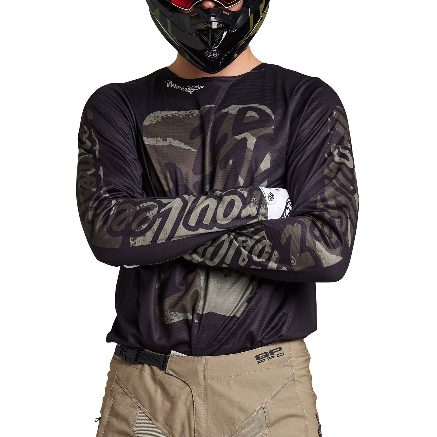 GP Pro Jersey Boxed in Black / Olive