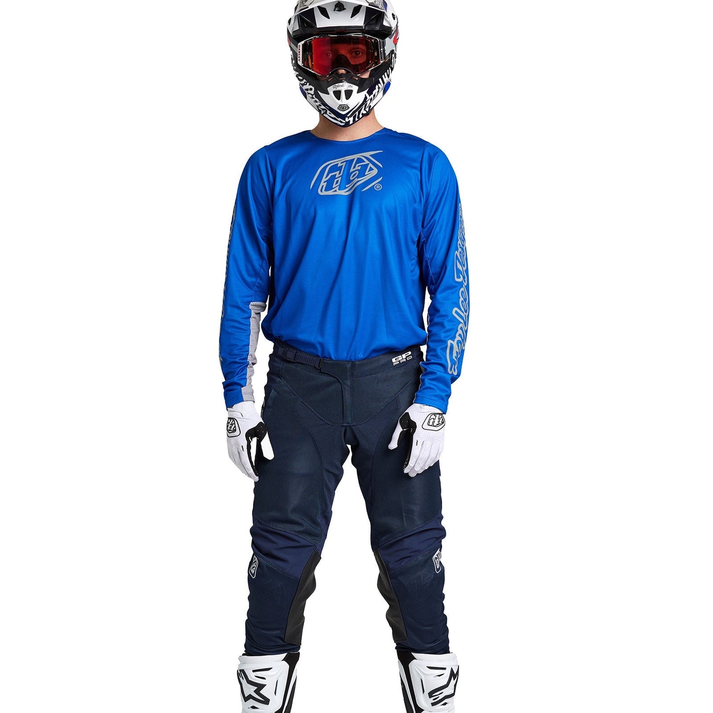 GP Pro Trikot Icon Blau/Silber