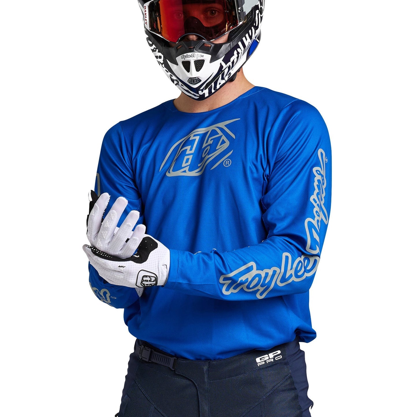 GP Pro Trikot Icon Blau/Silber