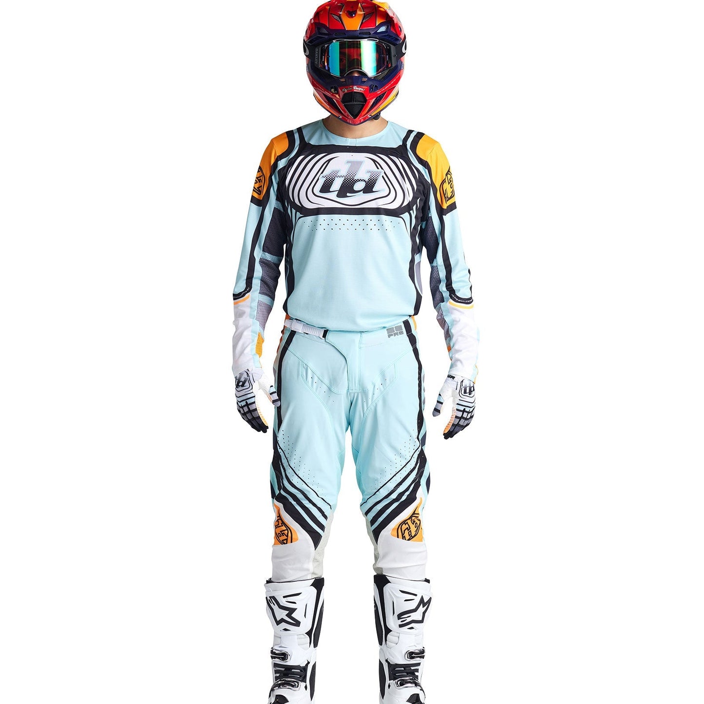 SE Pro Jersey Wavez gebleichtes Aqua