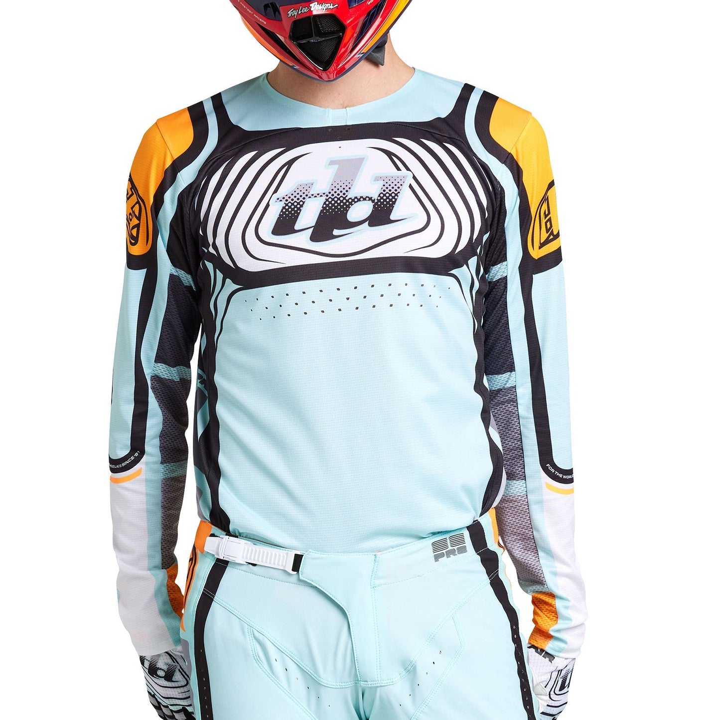 SE Pro Jersey Wavez gebleichtes Aqua